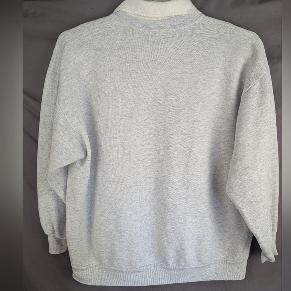 Noah's Ark Embroidered Sweatshirt With Collar Top Stitch Vintage 2XL Light Stain - Picture 14 of 15